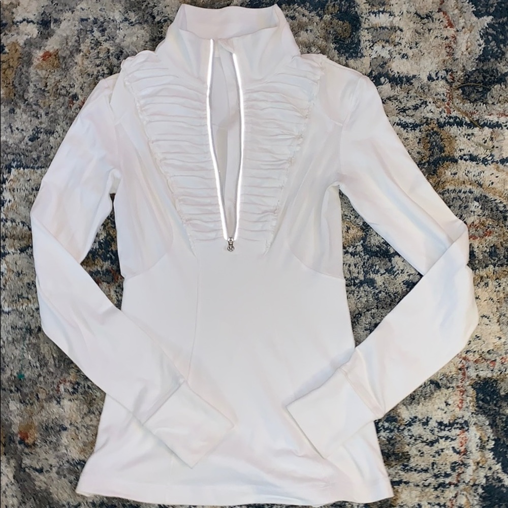 Lululemon white pullover jacket size 4